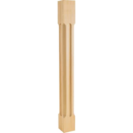 Hardware Resources 3-1/2" Wx3-1/2"Dx35-1/2"H Cherry Scooped Post P78-CH